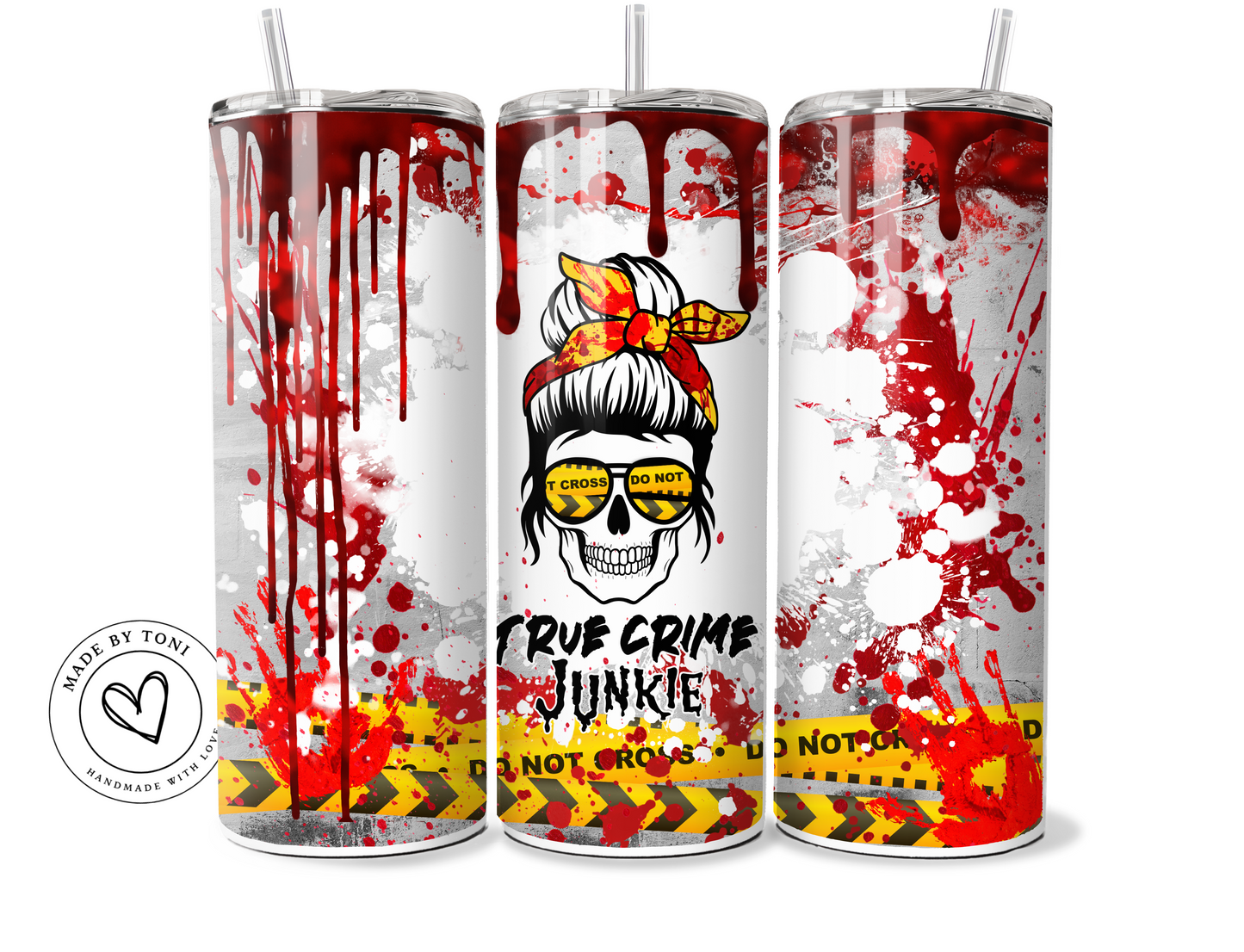 True crime junkie 20oz Tumbler