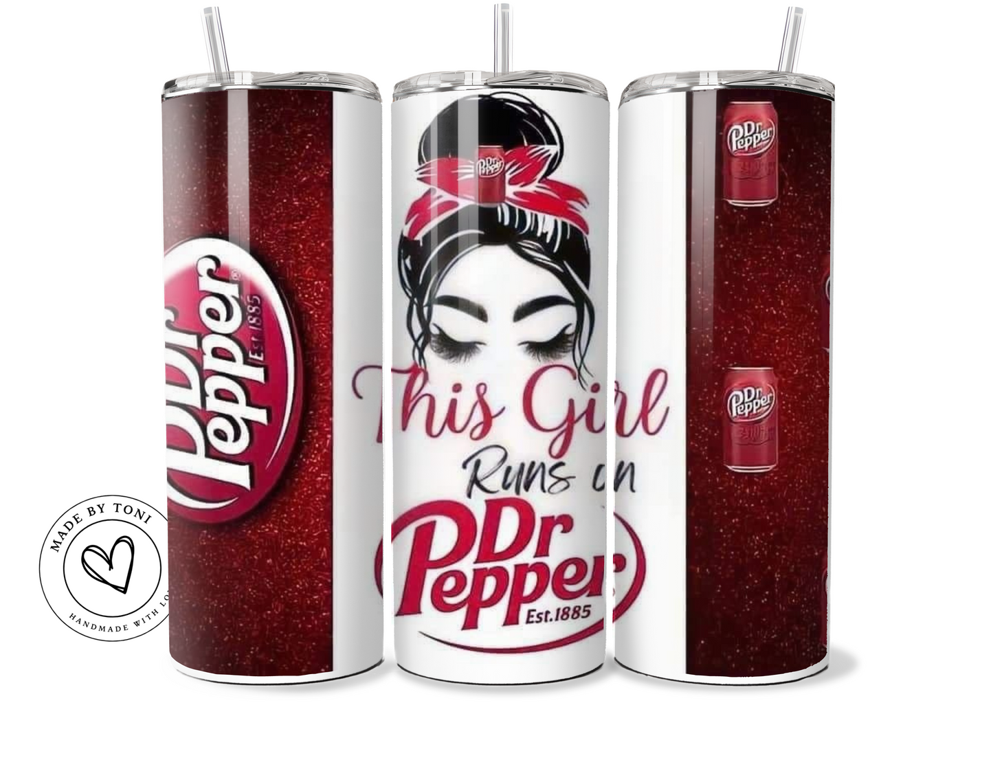 This Girl Runs On… 20oz Tumbler