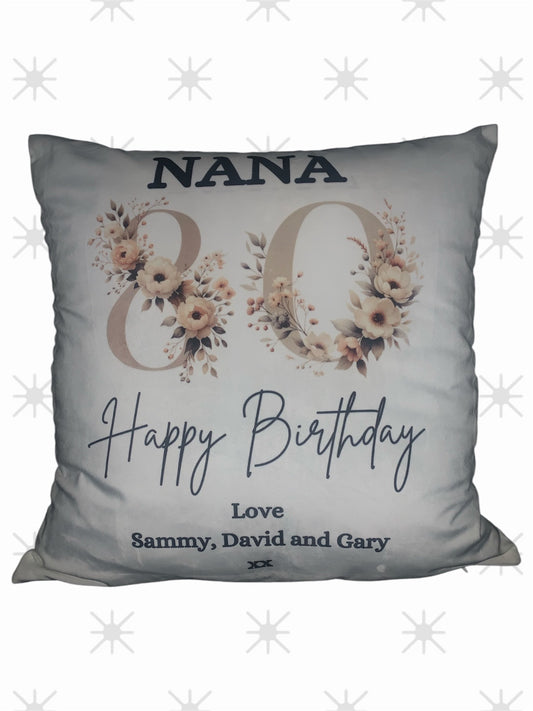 Elegant Birthday Cushion