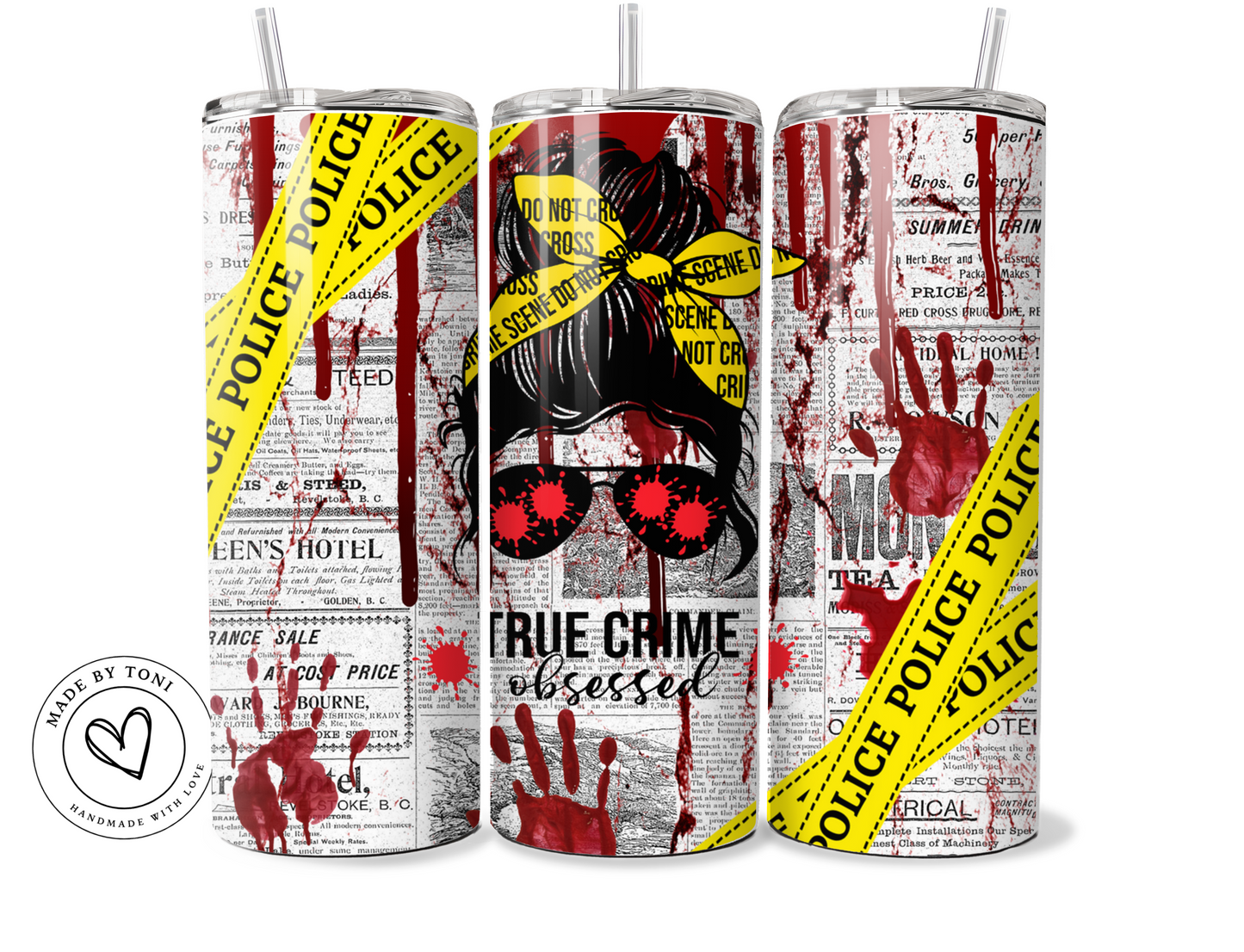 True crime obsessed 20oz Tumbler