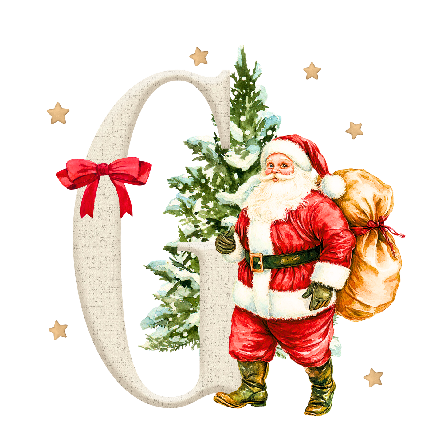 Personalised Santa - Decoration