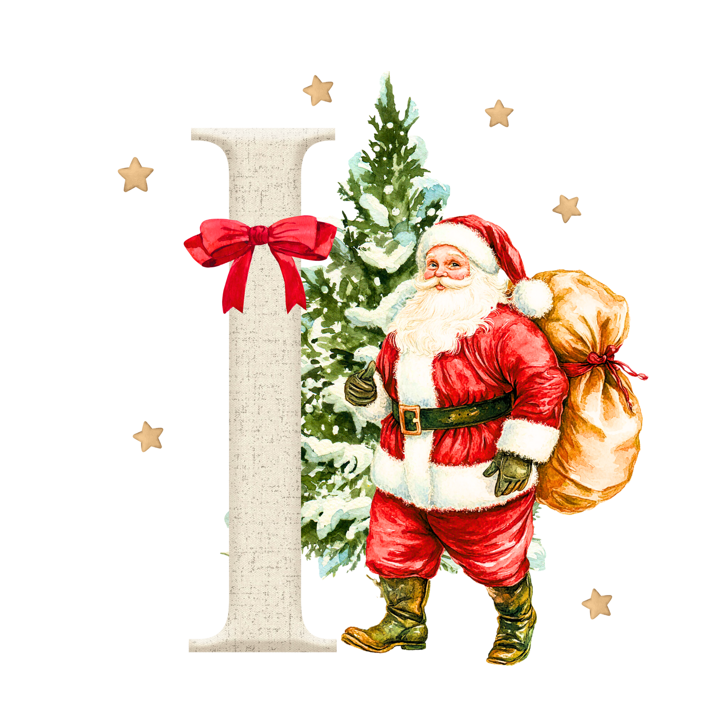 Personalised Santa - Decoration