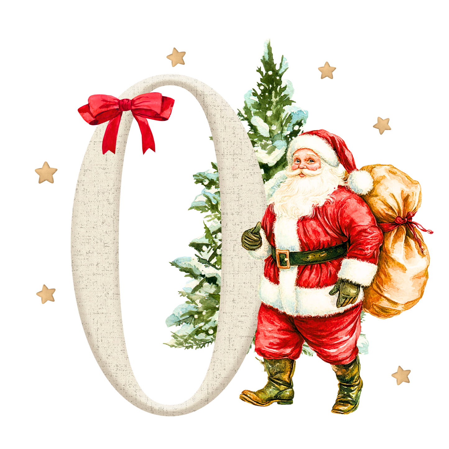 Personalised Santa - Decoration