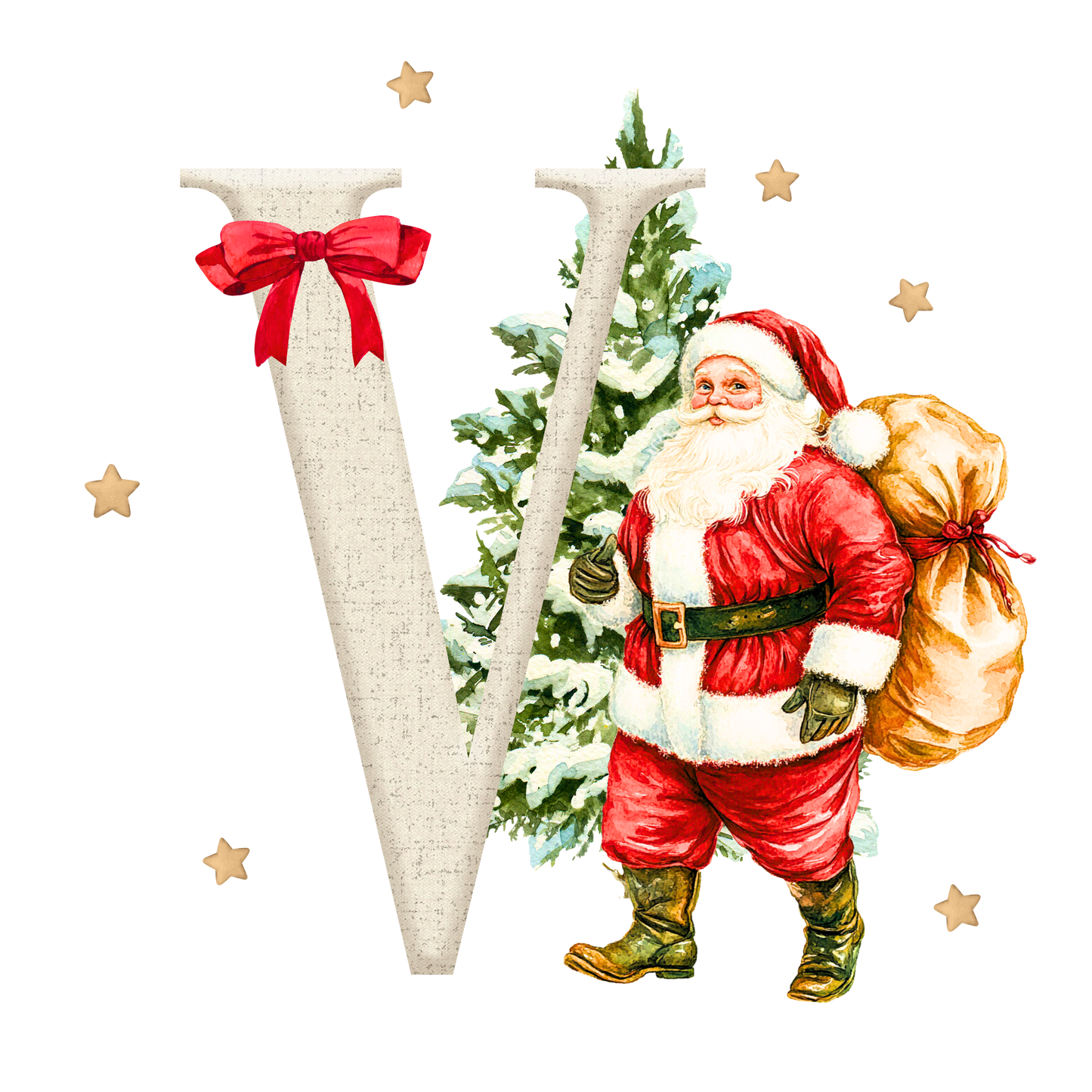 Personalised Santa - Decoration